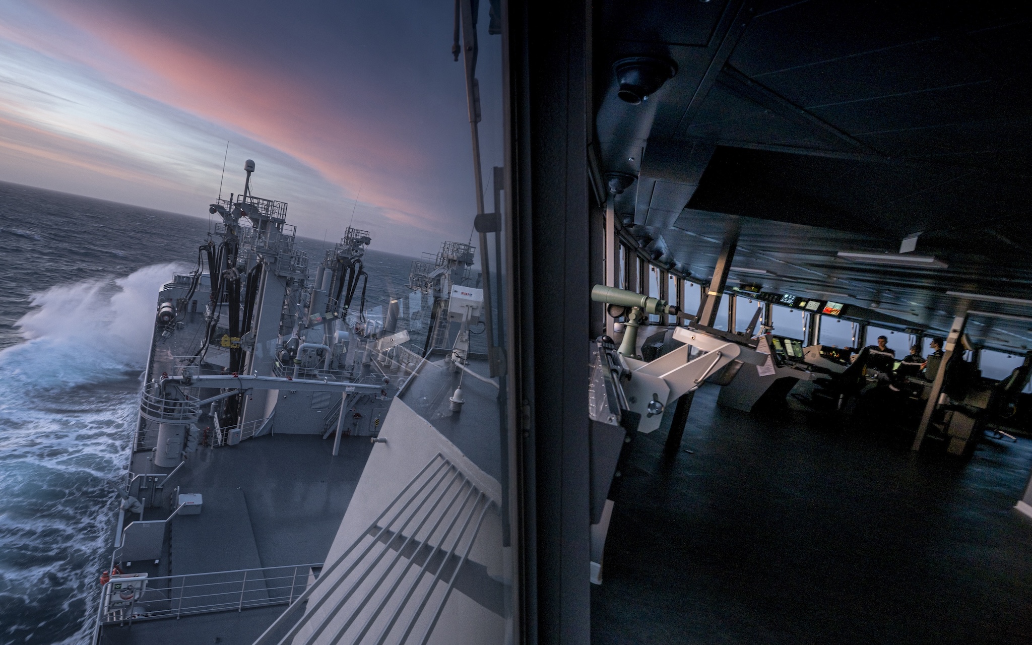 En passerelle du Jacques Stosskopf