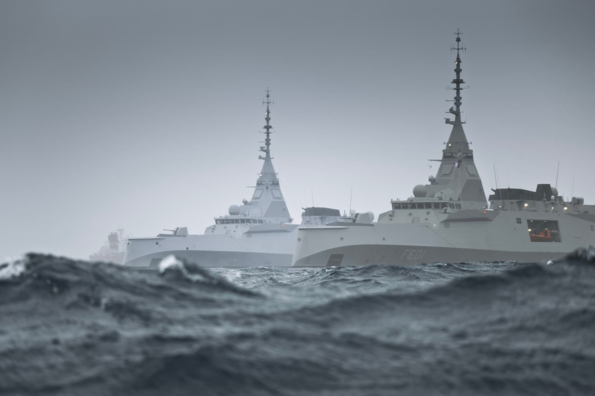 Frégates en formation
